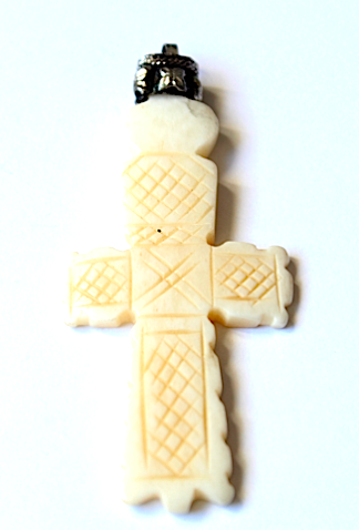 Pendant Cross Camel Bone