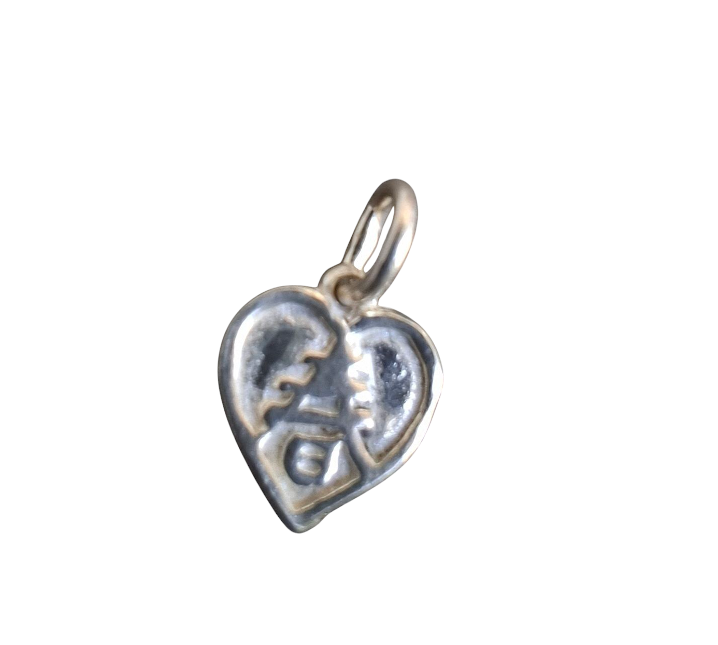 925 SS heart(12mm)