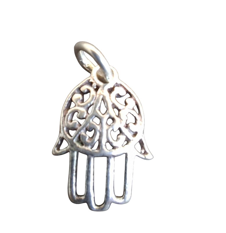 925 SS hamsa(25x11mm)