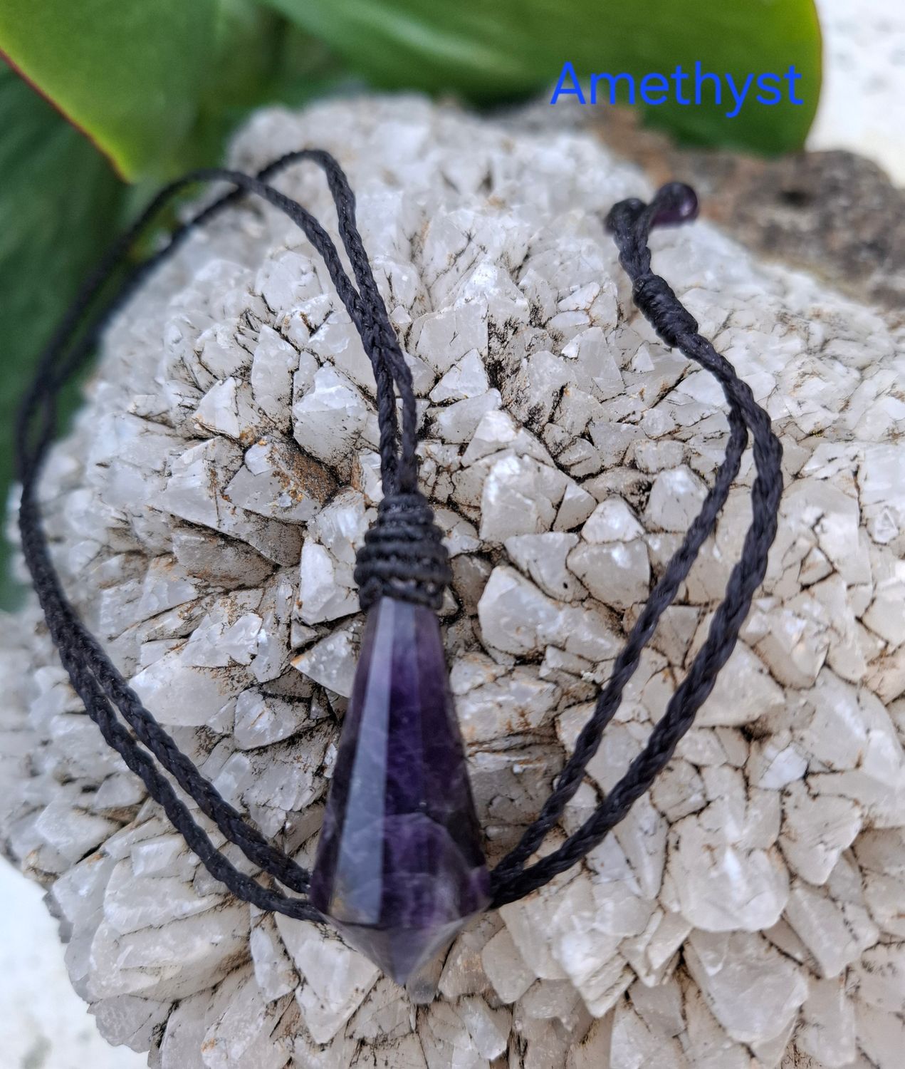 MCR06:Amethyst Quartz necklace 