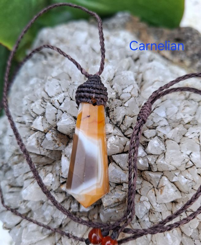  MCR 01:Carnelian Quartz necklace 