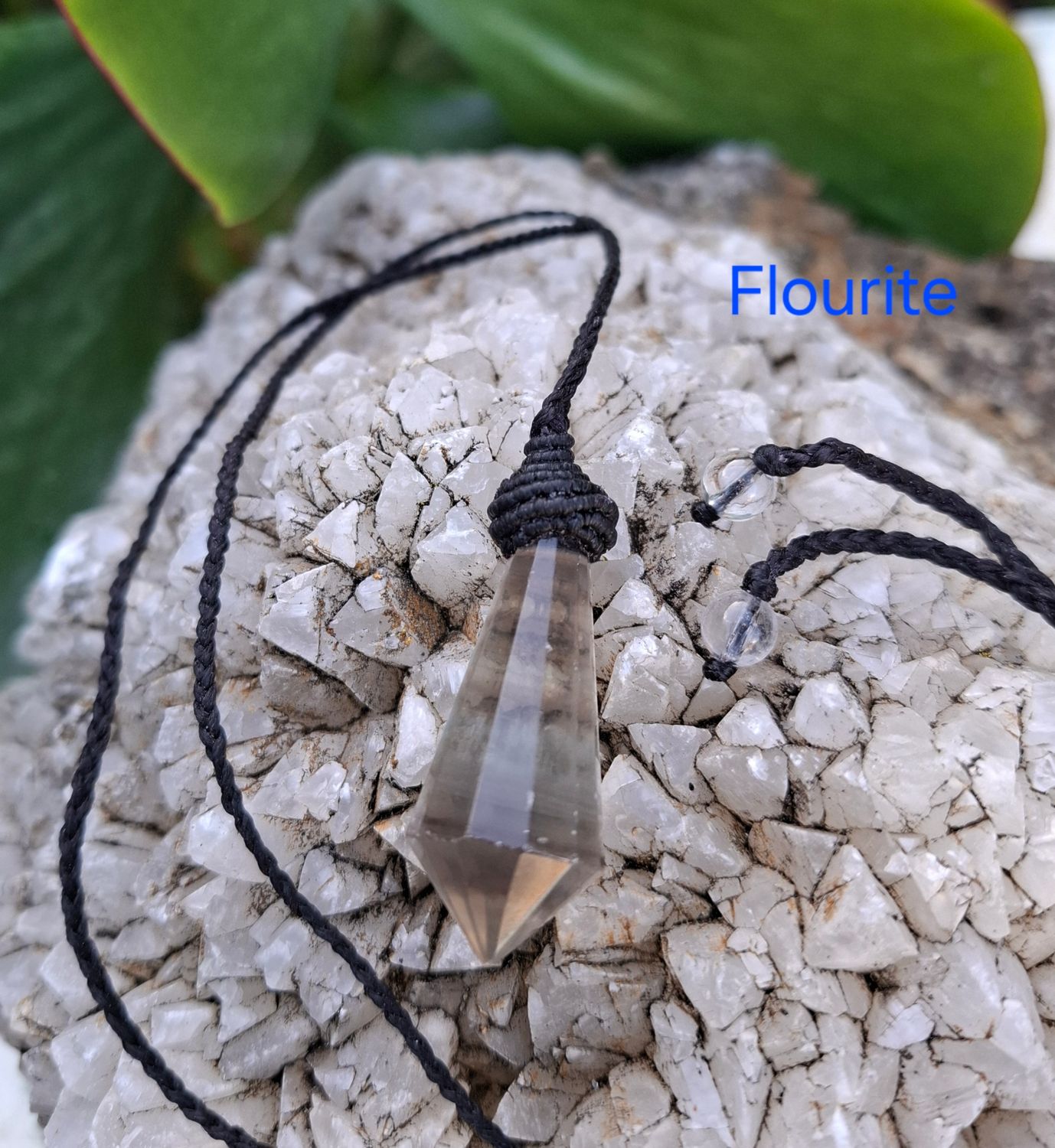 MCR03:Flourite necklace 