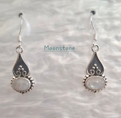 925.sterling silver Moonstone 