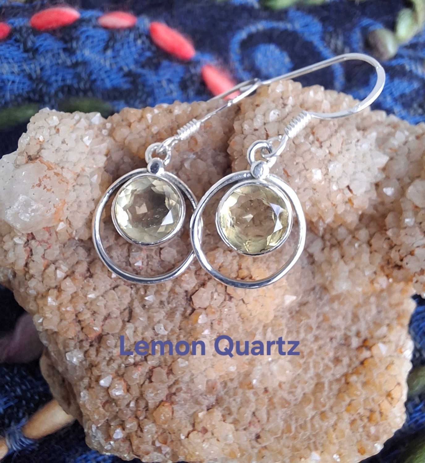 925 Sterling Siver: Lemon Quartz 
