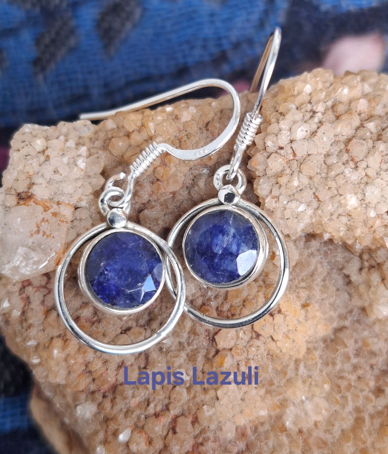 925 Sterling Siver: Lapis Lazuli 