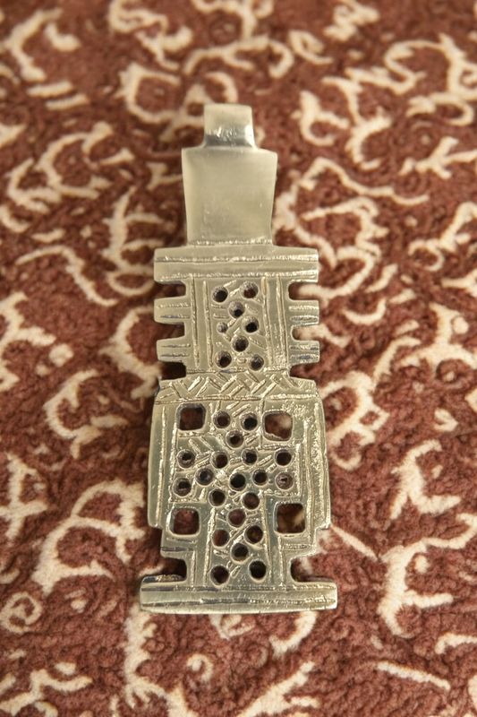 Brass Ethiopian coptic cross