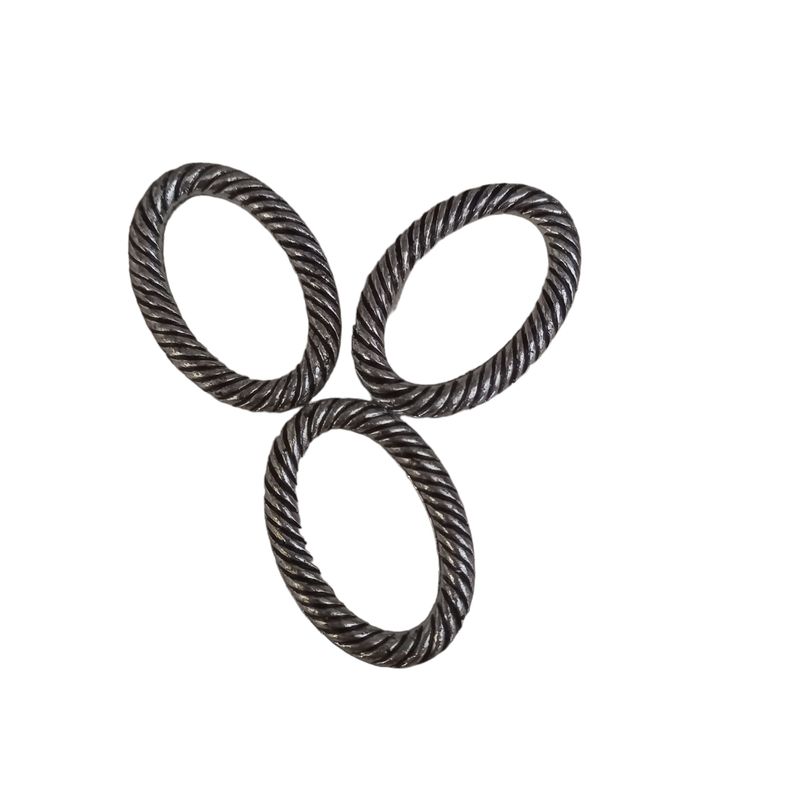 Solid Ring acrylic oval(10)