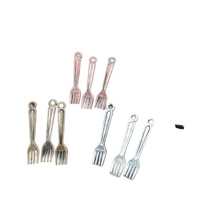 Charm Fork Antique Copper(20pieces)