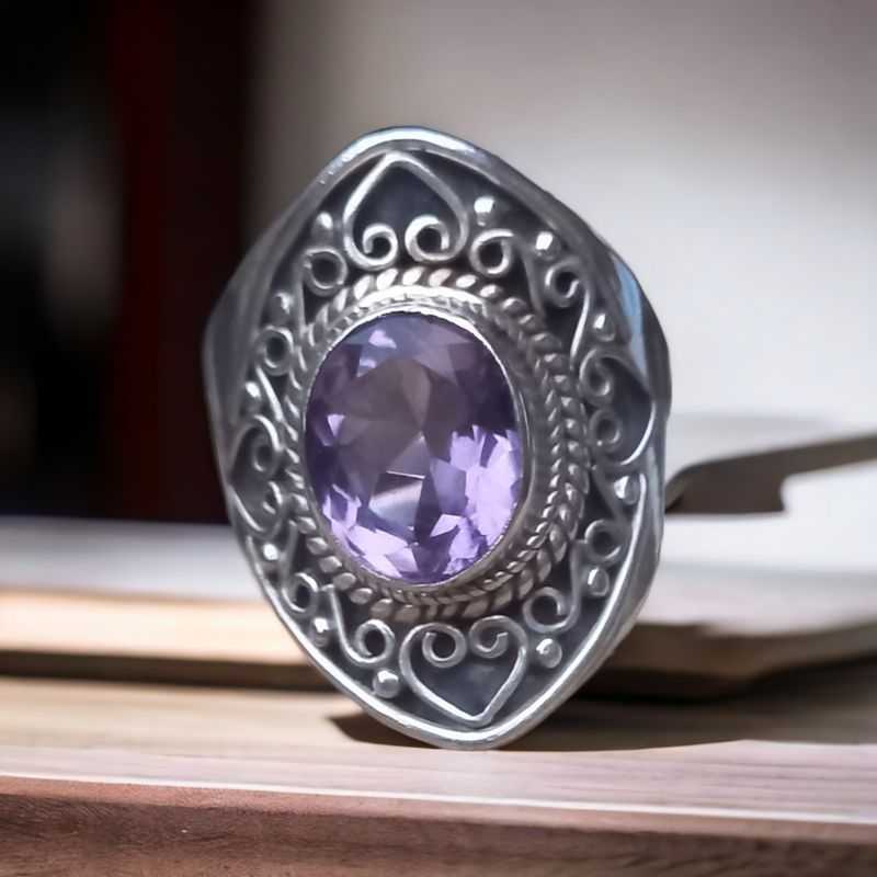 Sterling Silver Amethyst 