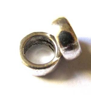 F11971:  Silver spacer round 10mm -20pc