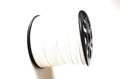 su001: Suede White/cream 3mm(100m)