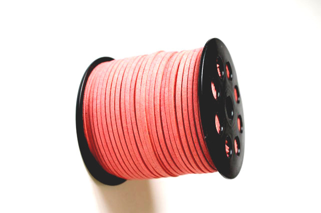 su024: Suede peach 3mm(100m)