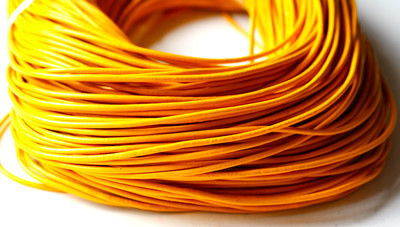 Leather Mustard 2.mm