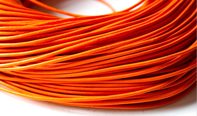 Leather Orange 2mm
