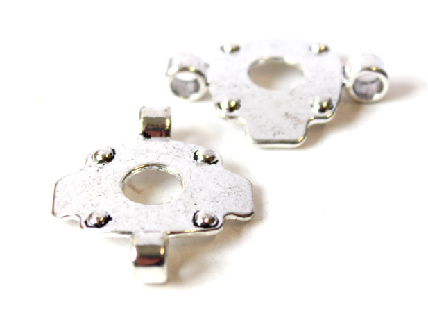 Bracelet Components 2 Hole Cross