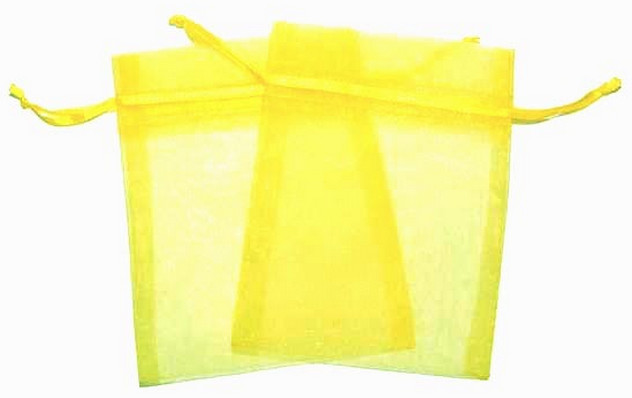 Organza Bag Yellow 11x16cm(50)