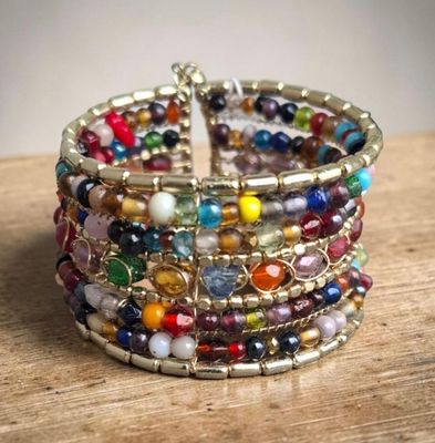 Beaded &amp; macrame bracelets