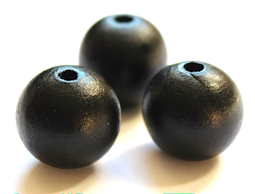 Wood Black Matt 25mm