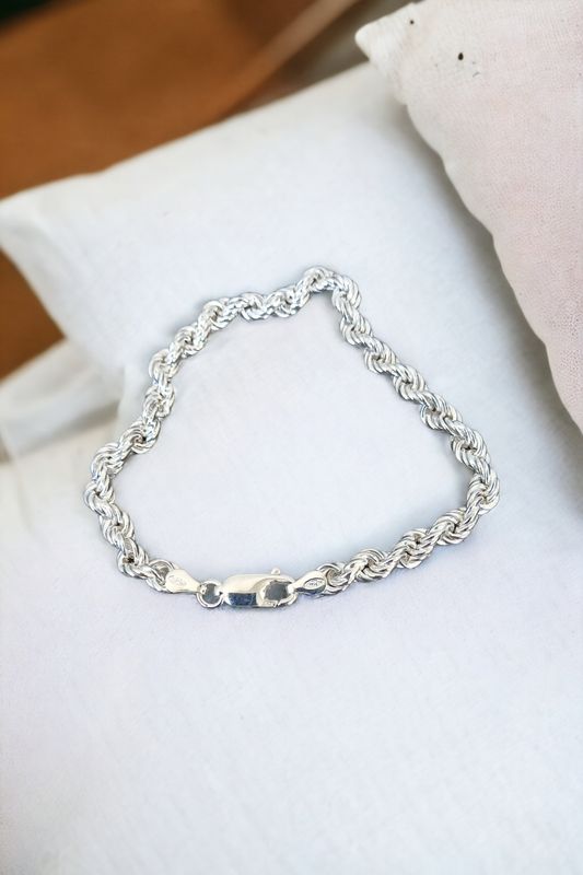 925.ss. Rope bracelet 
