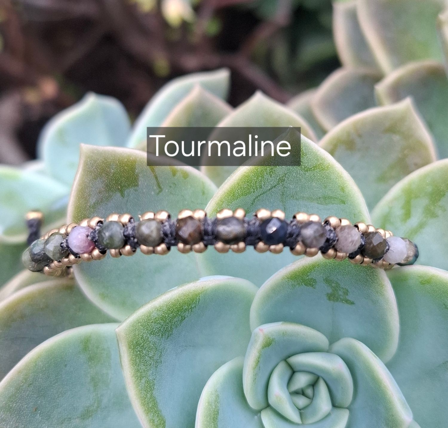 MC08. Macrame Tourmaline 