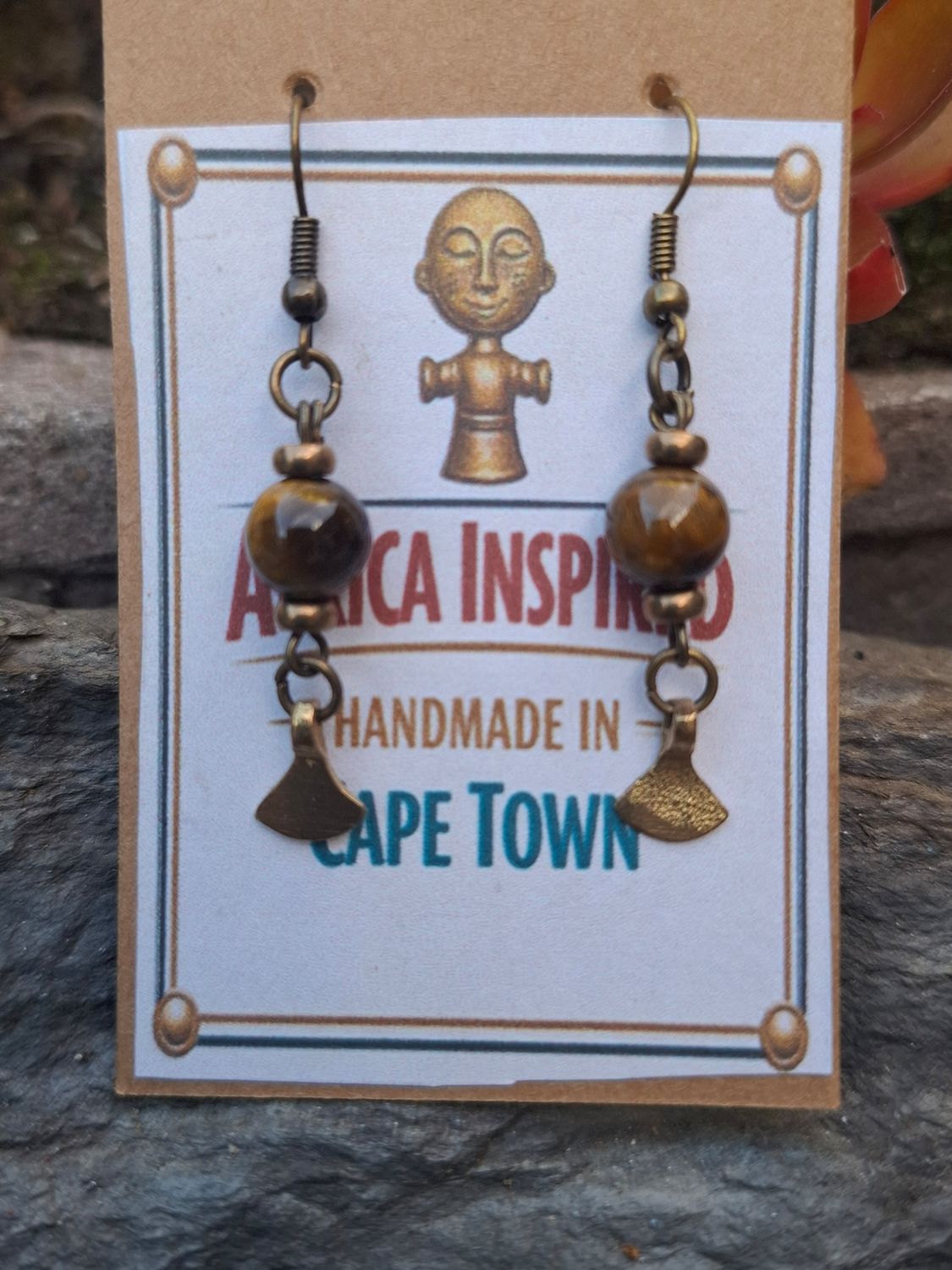 BR001: Tiger eye and brass