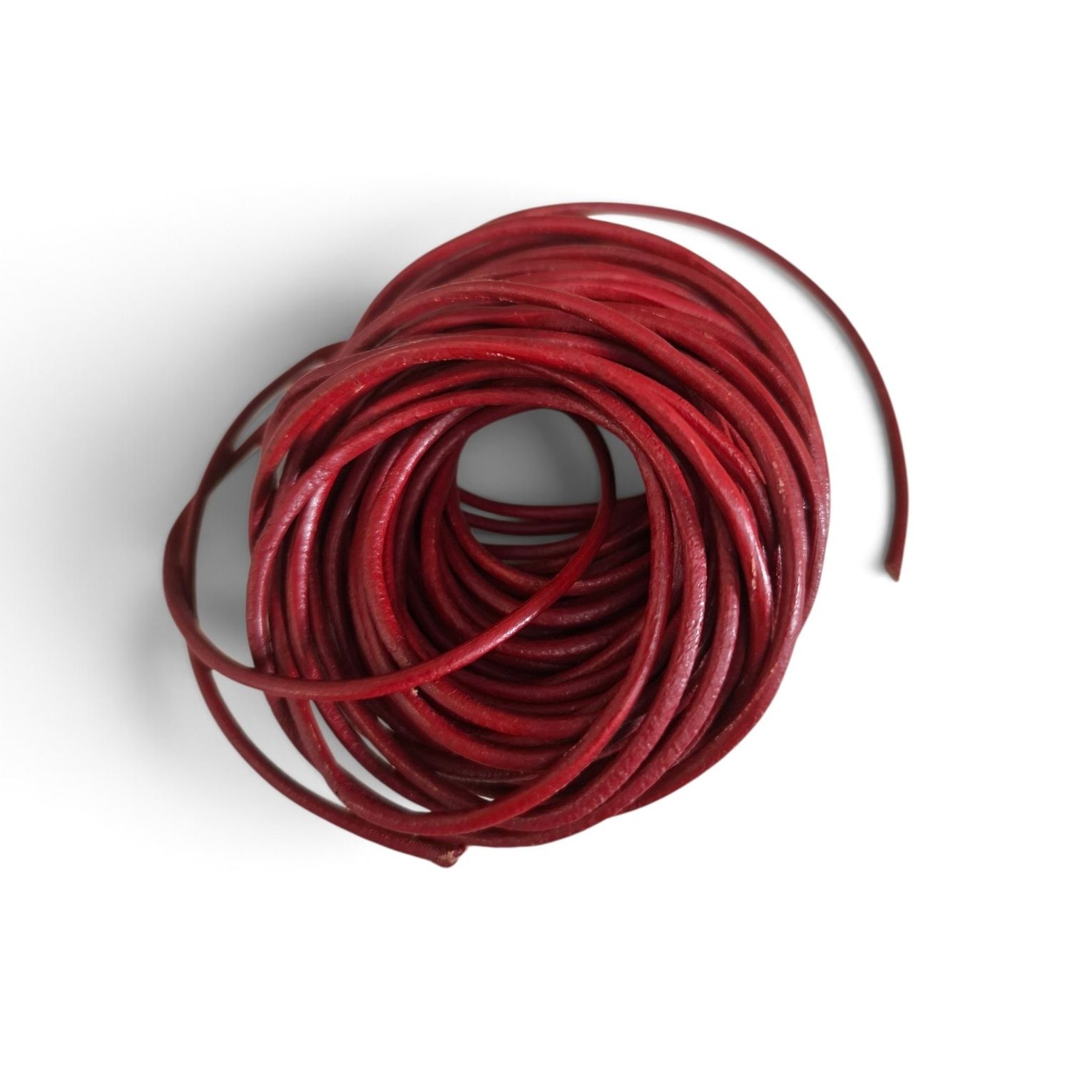 Leather burgundy: 2.5mm(10m)