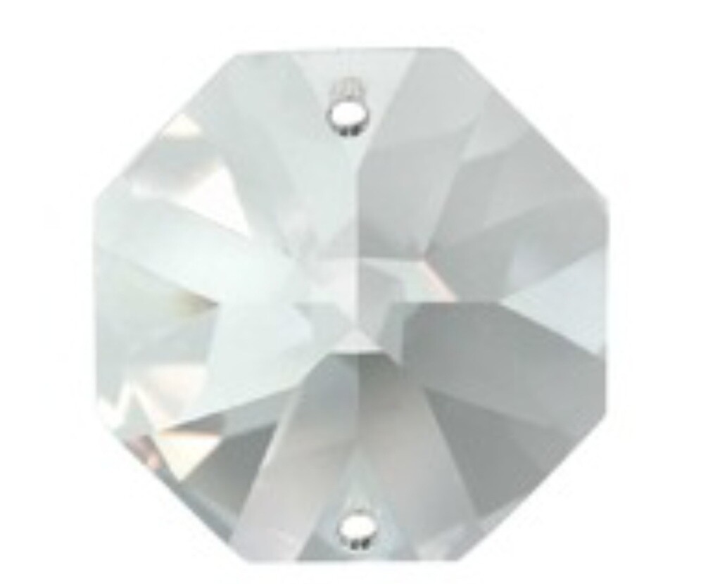 Crystal Hexagonal 18mm (50pieces)
