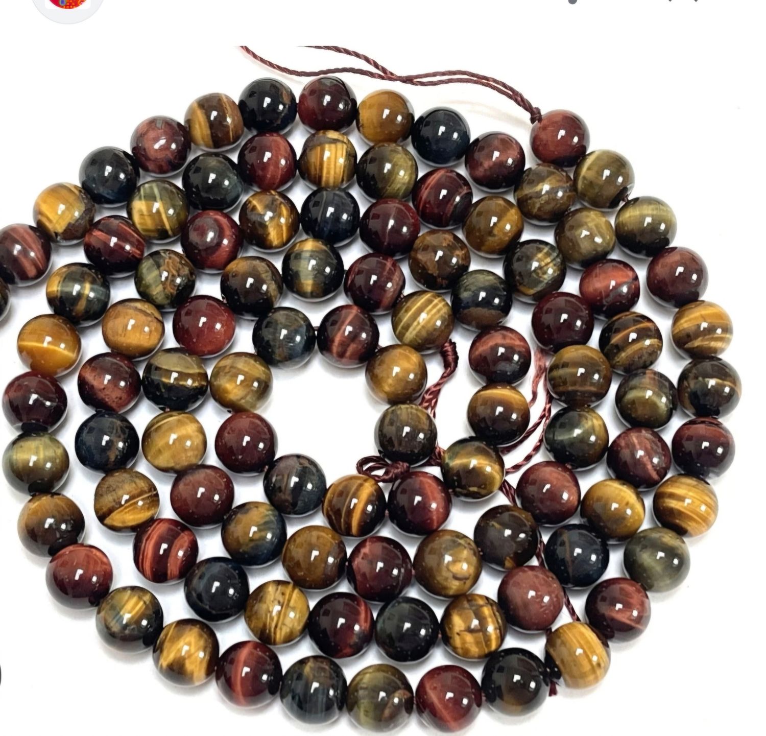 Tiger eye: mixed  6mm