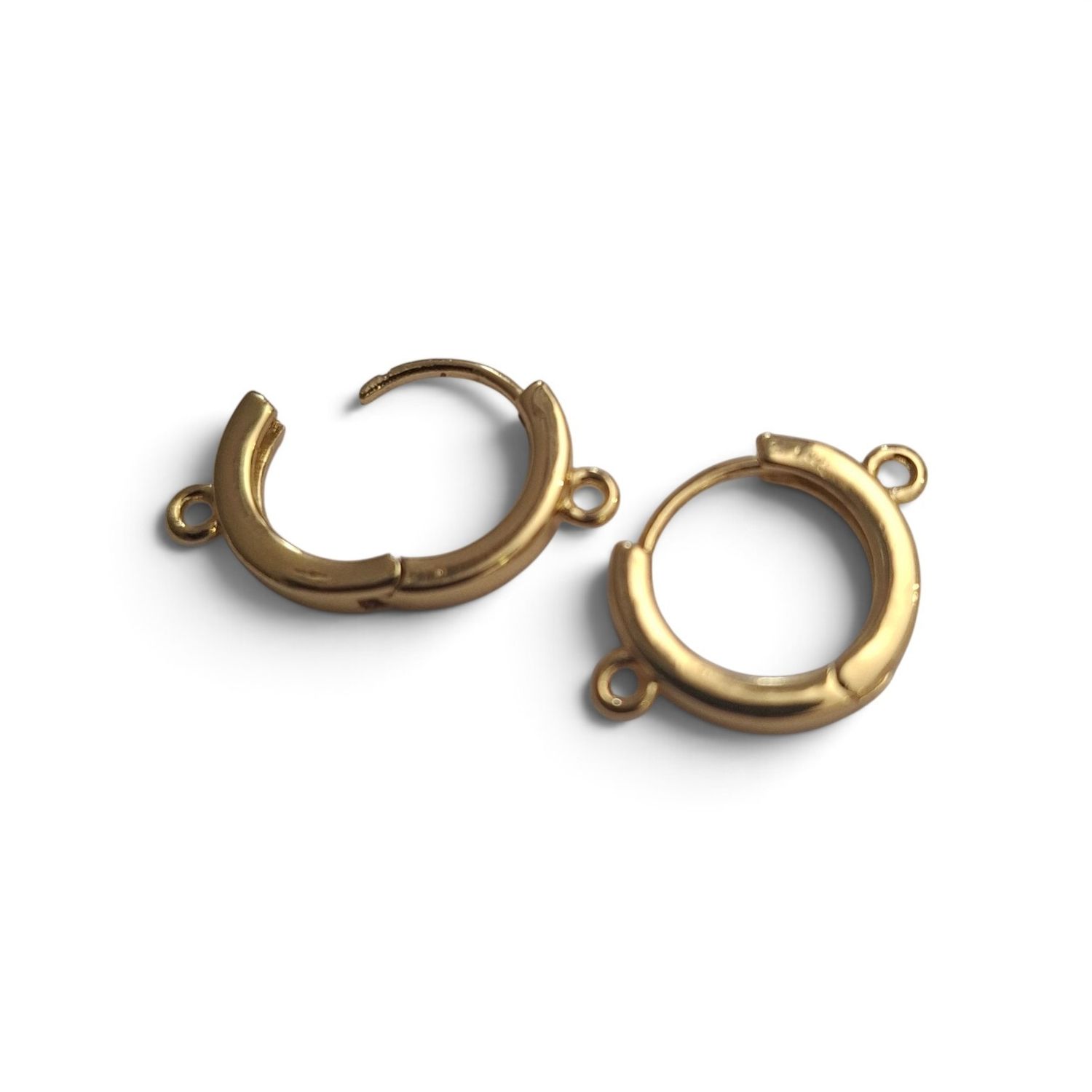 Huggie: 14crt gold-plated 