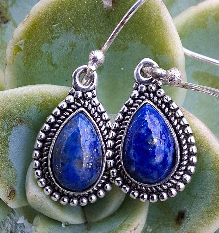 Brass Earrings; 1 pair