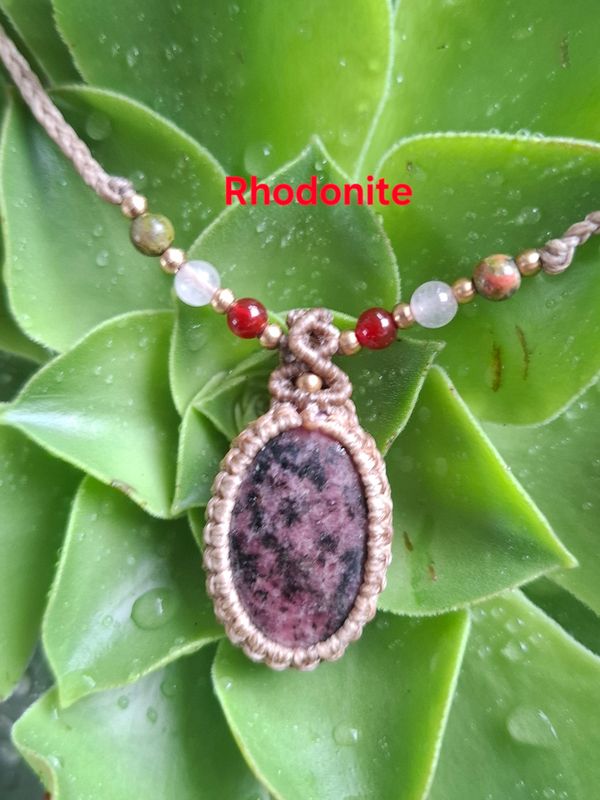 Adjustable Macrame necklace 