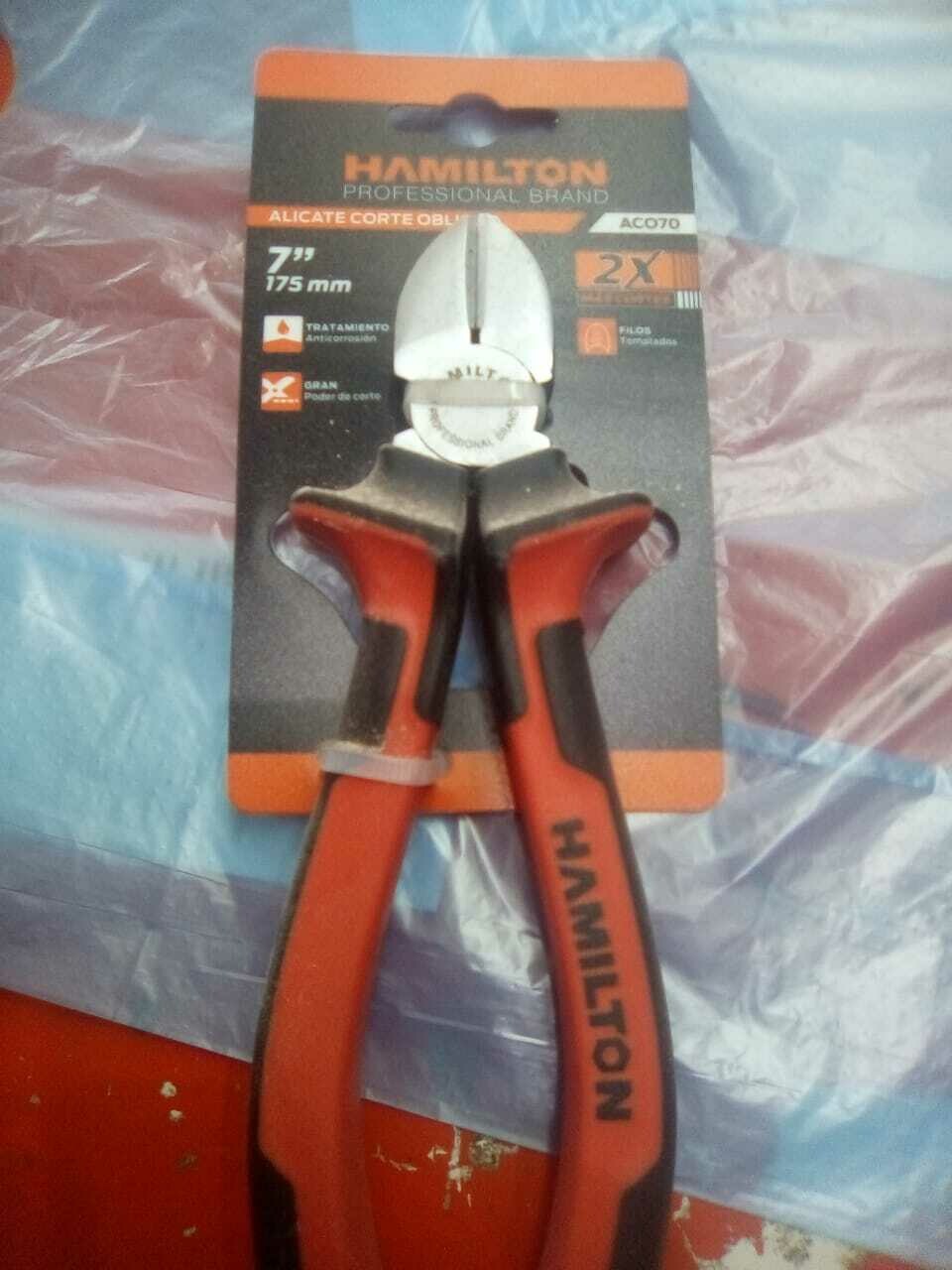 ALICATE CORTE OBLICUO 7 PULGADAS