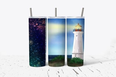 Lighthouse Scene Tumbler