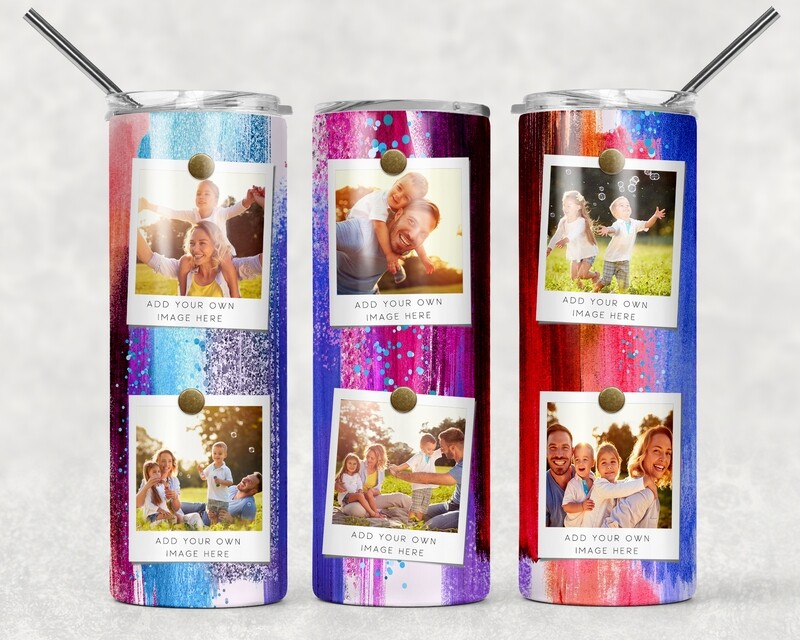 Polaroid Photo Tumbler