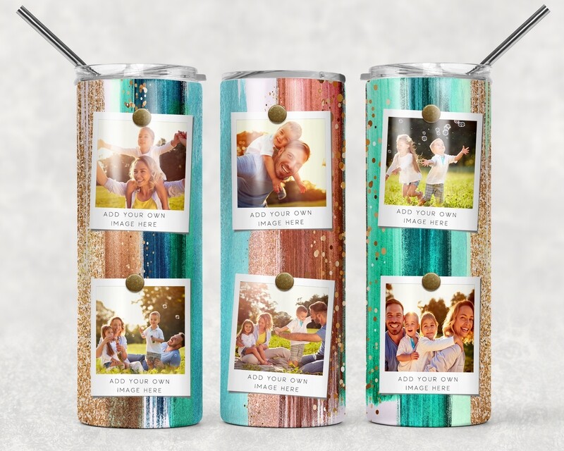 Polaroid Photo Tumbler