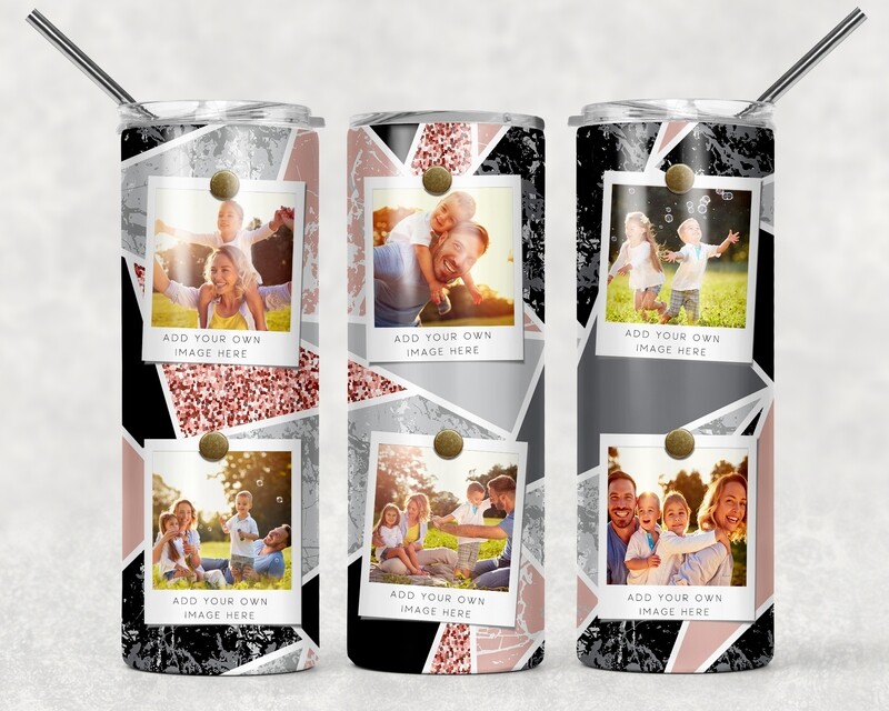 Polaroid Photo Tumbler