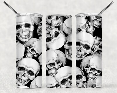 Skull Halloween Tumbler