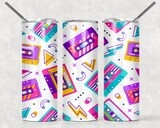 Pop Culture 80s Tumbler