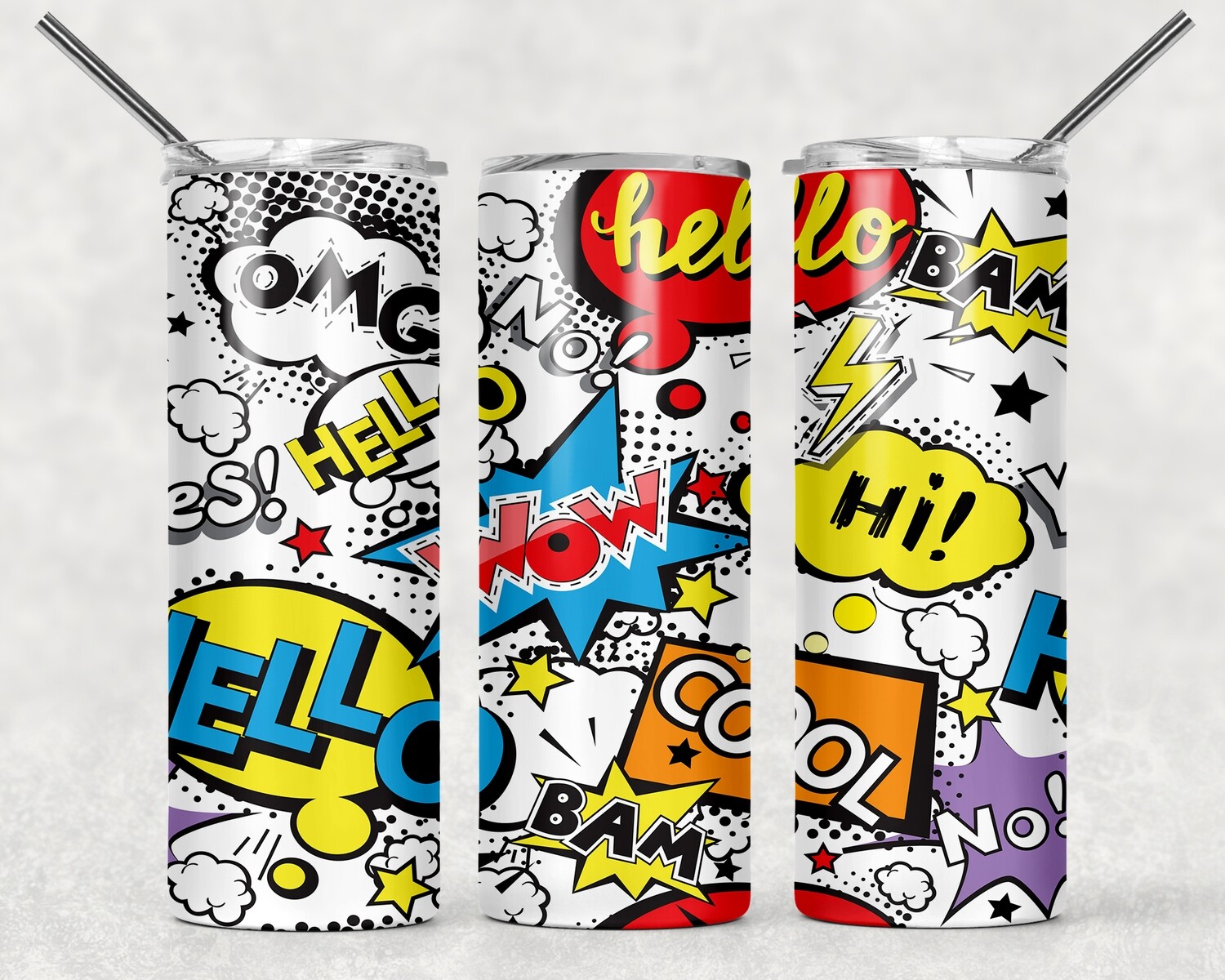 Comic Book 80&#39;s 90&#39;s Pop Culture Comic Tumbler