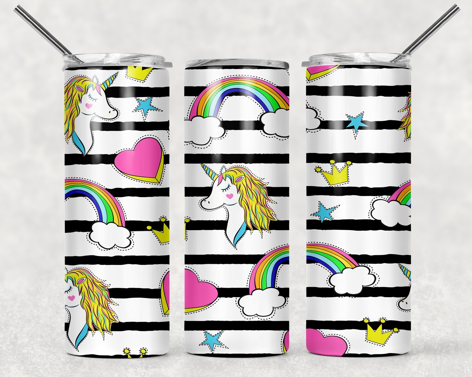 Unicorn Kids Pop Culture Comic Tumbler