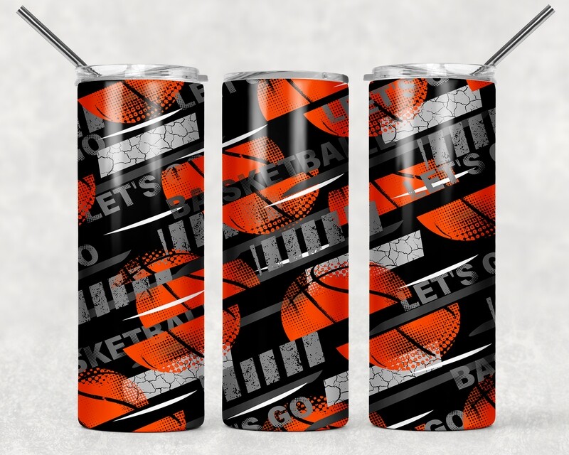 Basketball Sports Mom Tumbler