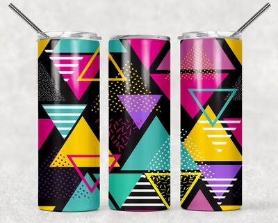 Pop Culture 90s Pattern Tumbler