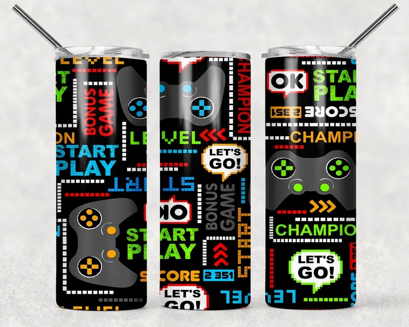 Retro Gamer Gaming Tumbler