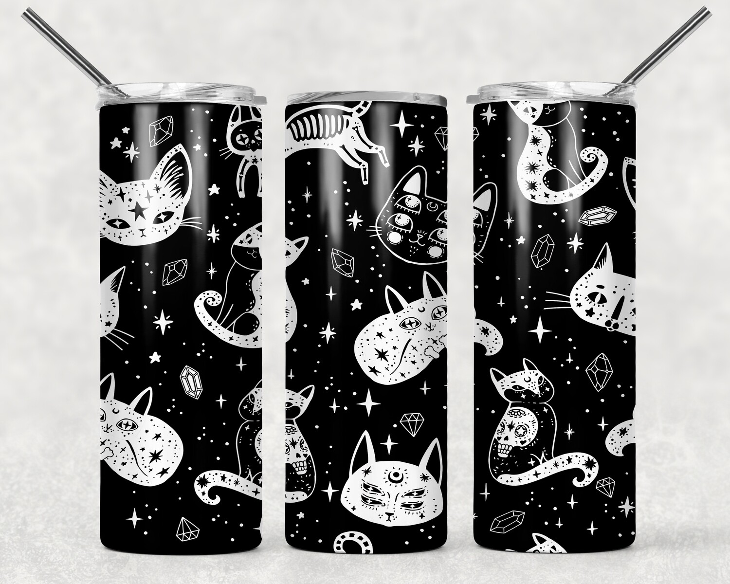 Cat Diamond Tumbler