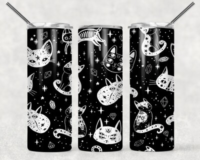 Cat Diamond Tumbler