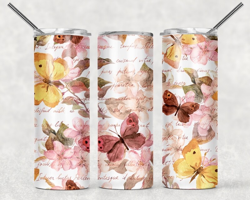 Floral Fall Butterfly