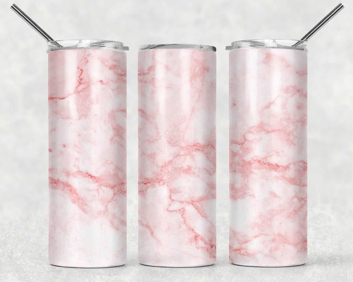 Light Pink Marble Abstract Tumbler