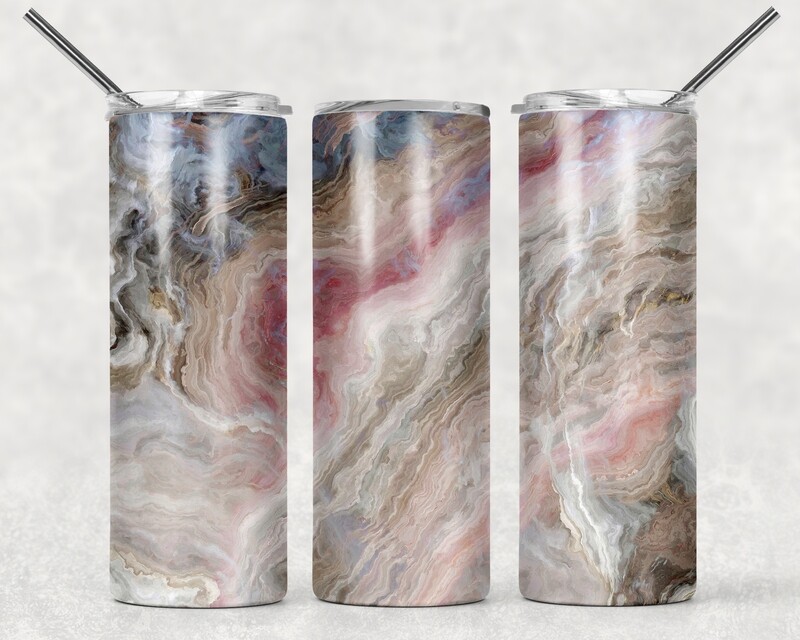 Agate Galaxy Abstract Tumbler