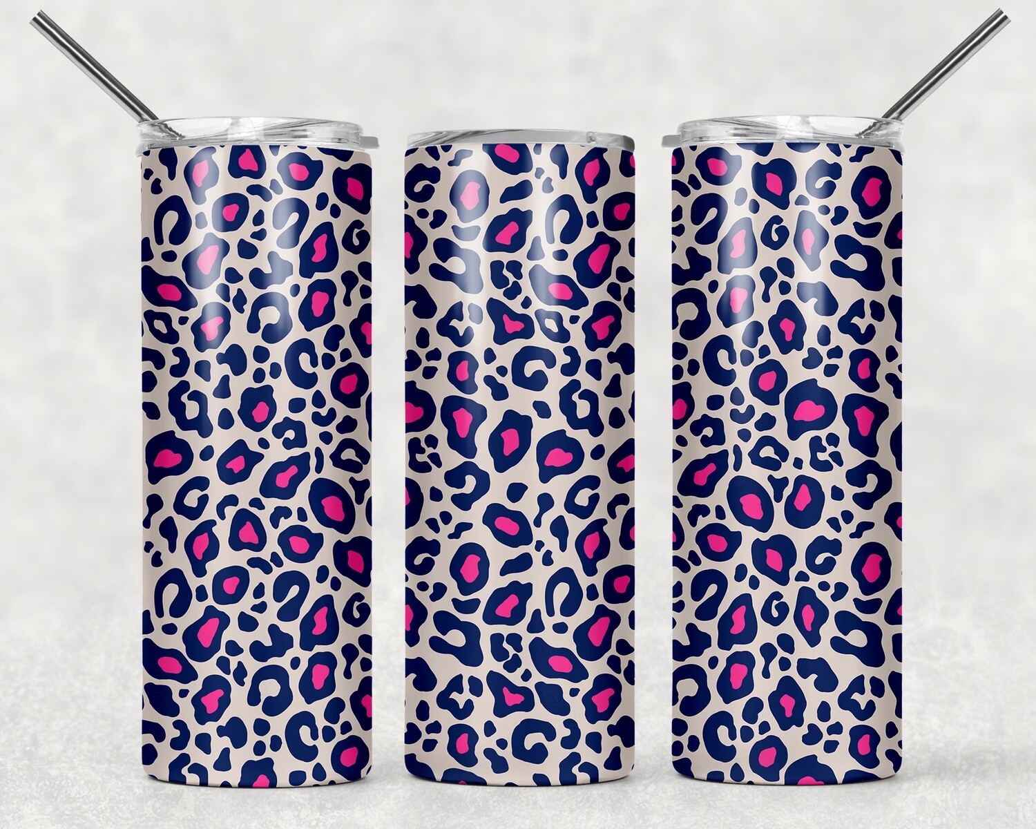 Pink Cheetah Print Leopard Print Tumbler