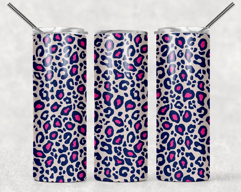 Pink Cheetah Print Leopard Print Tumbler